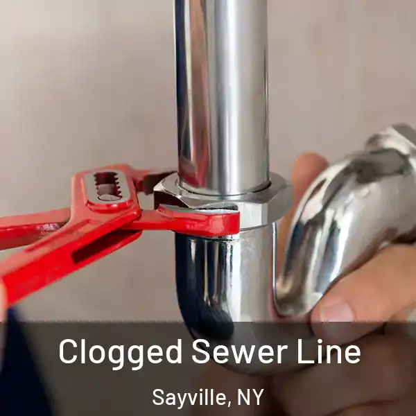  Clogged Sewer Line Sayville, NY