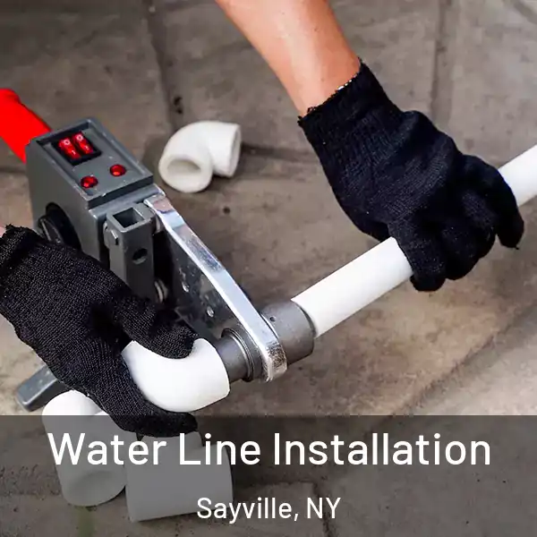 Water Line Installation Sayville, NY