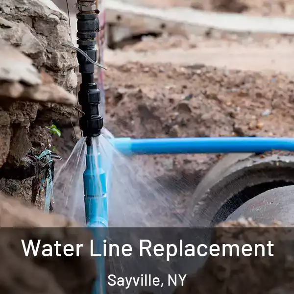  Water Line Replacement Sayville, NY